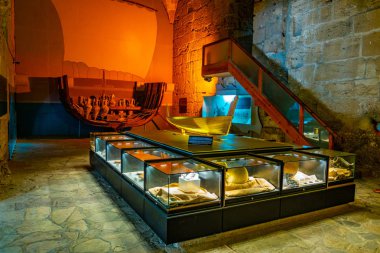 Girne, Kıbrıs, 25 Ağustos 2017: Girne Kalesi Cypru üzerinde içinin