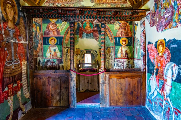 Pedoulas Chipre Agosto 2017 Interior Igreja Arcanjo Miguel Aldeia Pedoulas — Fotografia de Stock