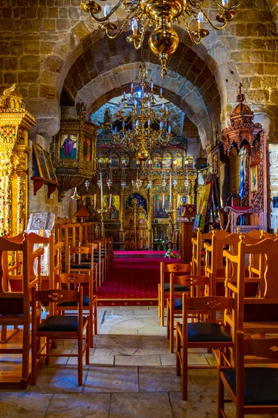 Nicosia Ciprus 2017 Augusztus Belső Szent János Székesegyház Nicosia Cypru — Stock Fotó