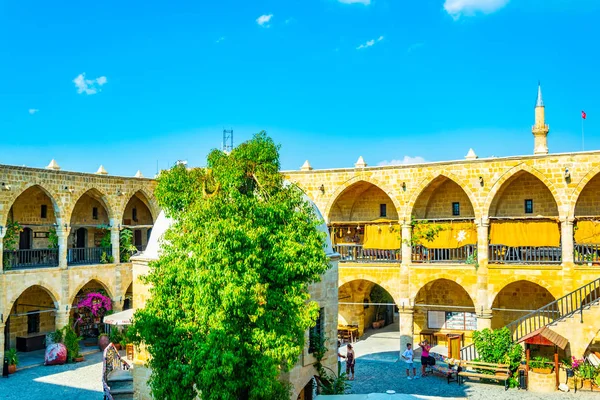 Lefkosa Ciprus 2017 Augusztus Nézd Korábbi Kereskedelmi Hotel Buyuk Han — Stock Fotó