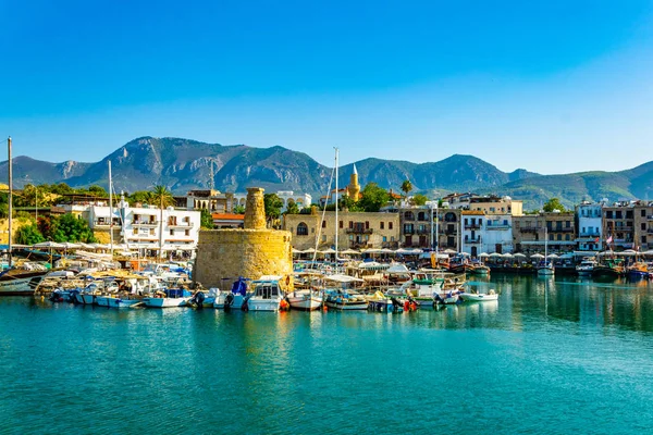 Kyrenia Zypern August 2017 Blick Auf Einen Hafen Kyrenia Girne — Stockfoto
