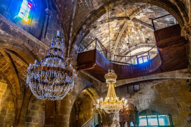 Beylerbeyi, Kıbrıs, 26 Ağustos 2017: İç Kuzey Cypru Beylerbeyi Köyü'nde Bellapais Manastırı