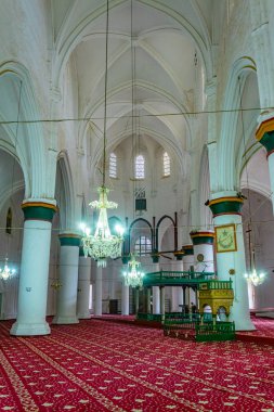 Lefkoşa, Kıbrıs, 8 Nisan 2018: İç Lefkoşa, Cypru, Selimiye Camii