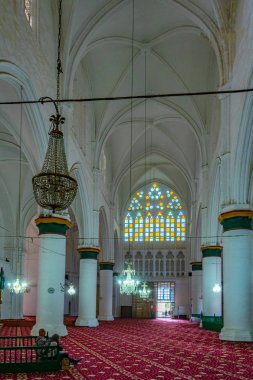 Lefkoşa, Kıbrıs, 8 Nisan 2018: İç Lefkoşa, Cypru, Selimiye Camii