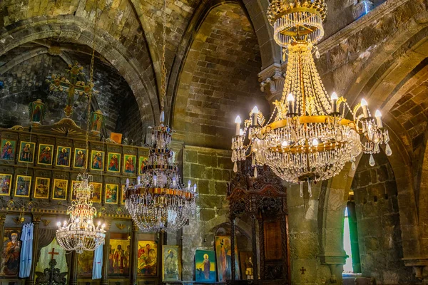 Beylerbeyi Cyprus Augustus 2017 Interieur Van Abdij Bellapais Beylerbeyi Village — Stockfoto