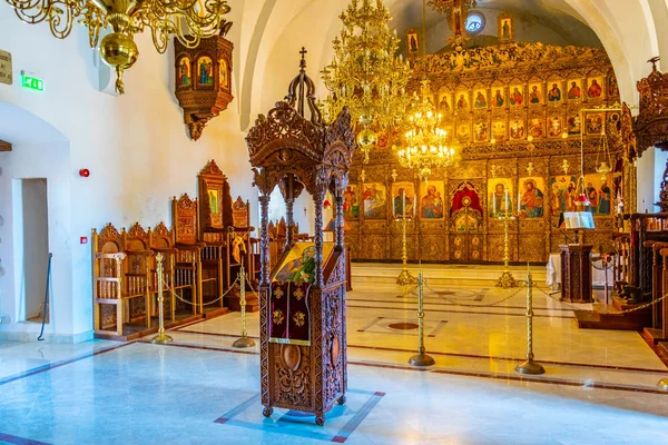 Dipkarpaz Cyprus August 2017 Interior Monastery Apostolos Andreas Cypru — Stock Photo, Image