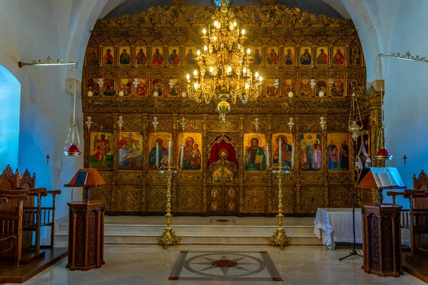 Dipkarpaz Cyprus August 2017 Interior Monastery Apostolos Andreas Cypru — Stock Photo, Image