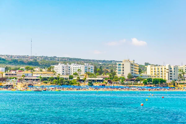 Pernera Chypre Août 2017 Les Gens Profitent Une Journée Ensoleillée — Photo