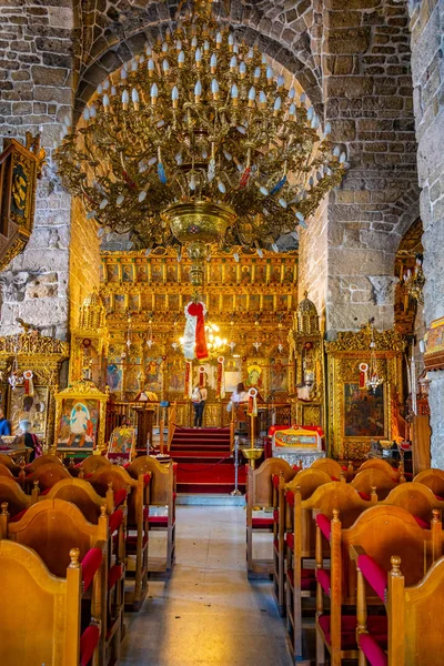 Larnaca, Kıbrıs, 9 Nisan 2018: İç Larnaka, Cypru, Saint Lazarus Church