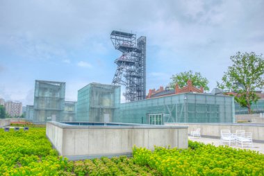 Silesian Müzesi Katowice bir eski kömür madeni, Polan yerinde inşa