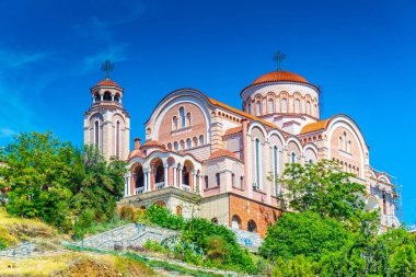 Agii Theodori church in Thessaloniki, Greec clipart