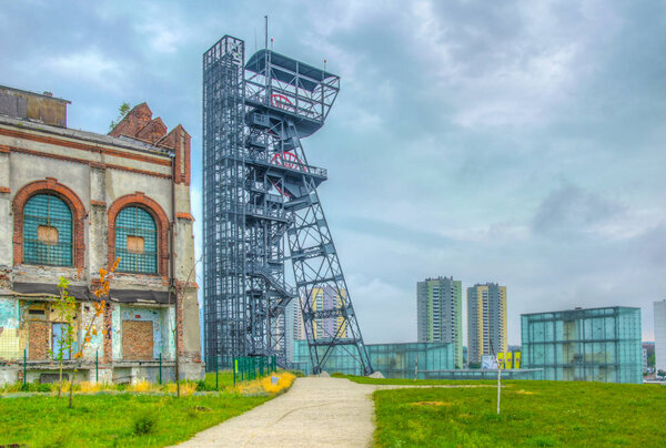 Silesian museum in Katowice built on place of a former coal mine, Polan
