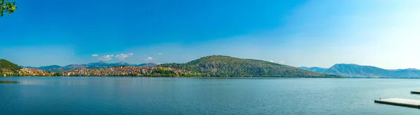 Waterfront Kastoria Greec — Fotografia de Stock