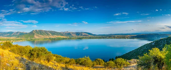 Lago Orestiada Kastoria Grecia — Foto Stock