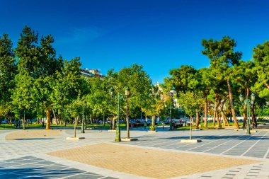 Venizelos Meydanı Selanik'in merkezinde, Greec