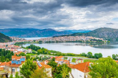 Kesriye Greec içinde havadan görünümü