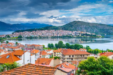 Kesriye Greec içinde havadan görünümü