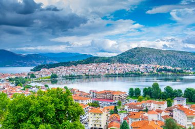 Kesriye Greec içinde havadan görünümü