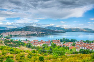 Kesriye Greec içinde havadan görünümü