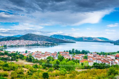 Kesriye Greec içinde havadan görünümü