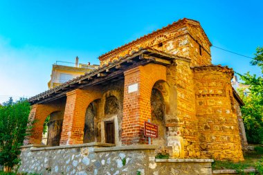 Taxiarchis mitropoleos kilisede Kastoria, Greec