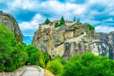 Meteora, Greec Kutsal Teslis Manastırı