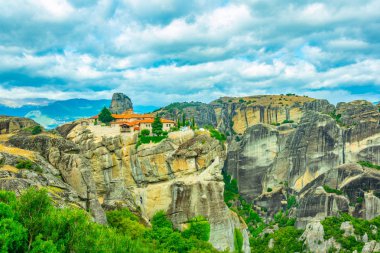 Meteora, Greec Kutsal Teslis Manastırı