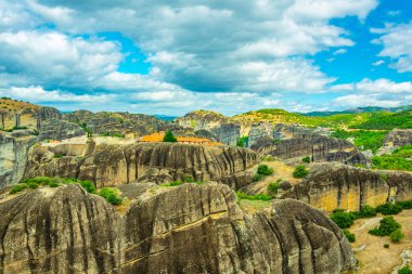 Meteora, Greec Kutsal Teslis Manastırı