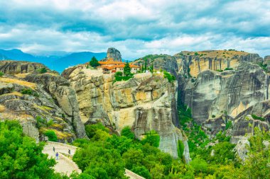 Meteora, Greec Kutsal Teslis Manastırı