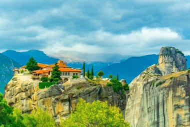 Meteora, Greec Kutsal Teslis Manastırı