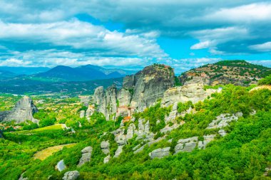 Manastır Varlaam, Roussanou, Saint Nicholas Anapavsa ve Meteora, Greec büyük meteor Manastırı