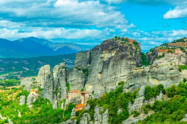 Manastır Varlaam, Roussanou, Saint Nicholas Anapavsa ve Meteora, Greec büyük meteor Manastırı