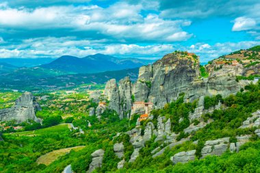 Manastır Varlaam, Roussanou, Saint Nicholas Anapavsa ve Meteora, Greec büyük meteor Manastırı