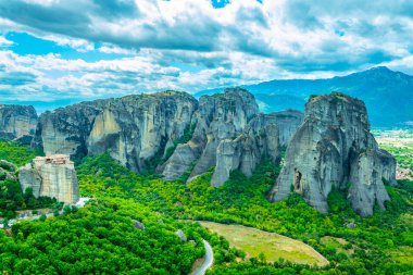 Meteora, Greec, Roussanou Manastırı