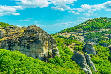 Rock pinnacles Meteora, Greec