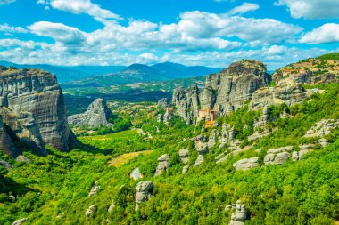 Manastır Varlaam, Roussanou, Saint Nicholas Anapavsa ve Meteora, Greec büyük meteor Manastırı