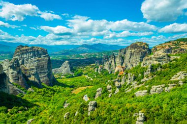 Manastır Varlaam, Roussanou, Saint Nicholas Anapavsa ve Meteora, Greec büyük meteor Manastırı