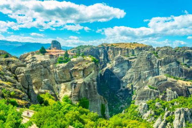 Meteora, Greec Kutsal Teslis Manastırı