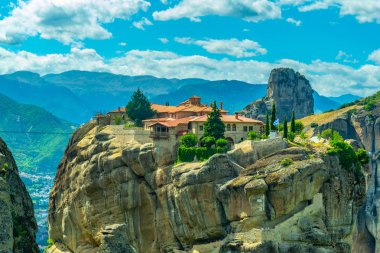 Meteora, Greec Kutsal Teslis Manastırı