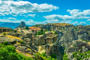 Meteora, Greec Kutsal Teslis Manastırı