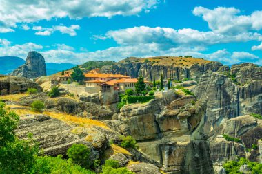 Meteora, Greec Kutsal Teslis Manastırı