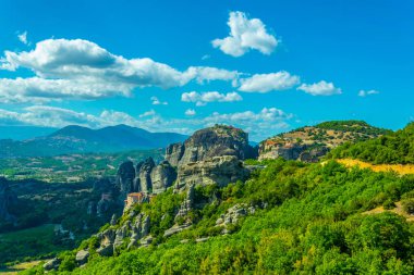 Manastır Varlaam, Roussanou, Saint Nicholas Anapavsa ve Meteora, Greec büyük meteor Manastırı