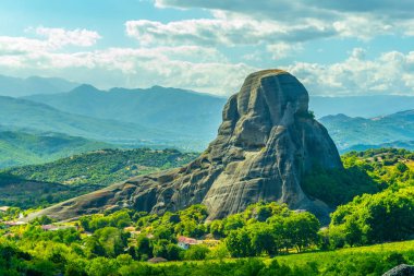Rock pinnacles Meteora, Greec
