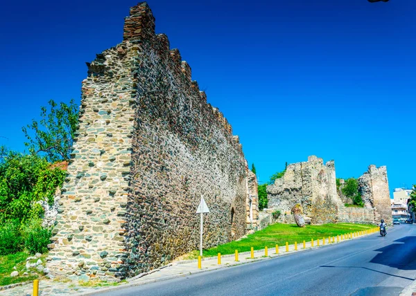 Antigua Fortificación Tesalónica Grecia — Foto de Stock