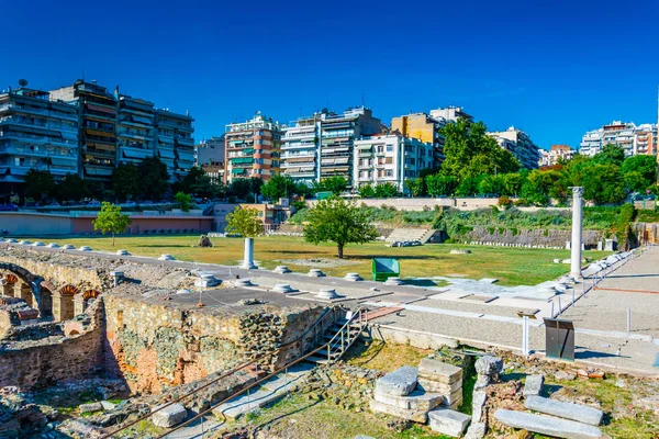 Antik Agora Selanik Greec Görünümünü — Stok fotoğraf