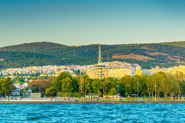 Přímořská Promenáda Soluni Greec — Stock fotografie