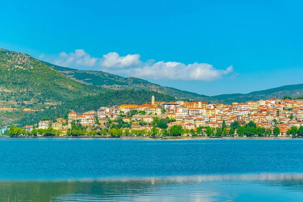 Strandpromenade Von Kastoria Griechenland — Stockfoto