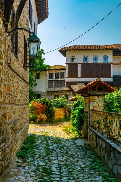 Kastoria Greec Régi Kastélyok — Stock Fotó