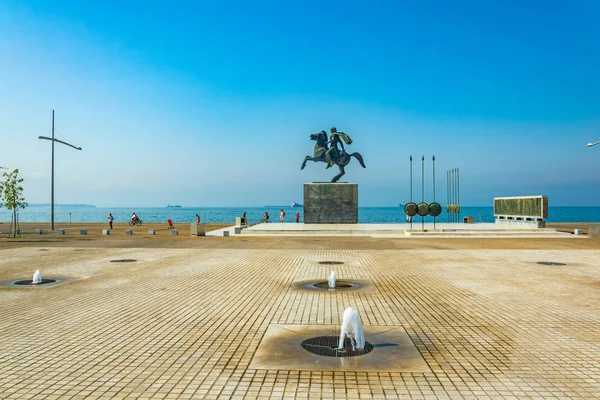 Stock image Statue of Alexander the Great in Thessaloniki, Greec