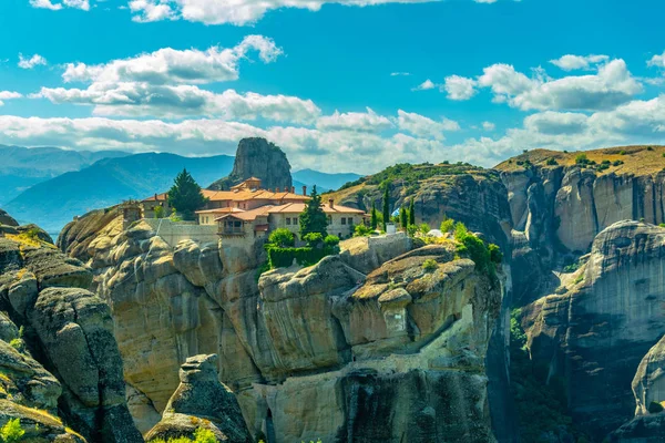 Meteora Greec Kutsal Teslis Manastırı — Stok fotoğraf